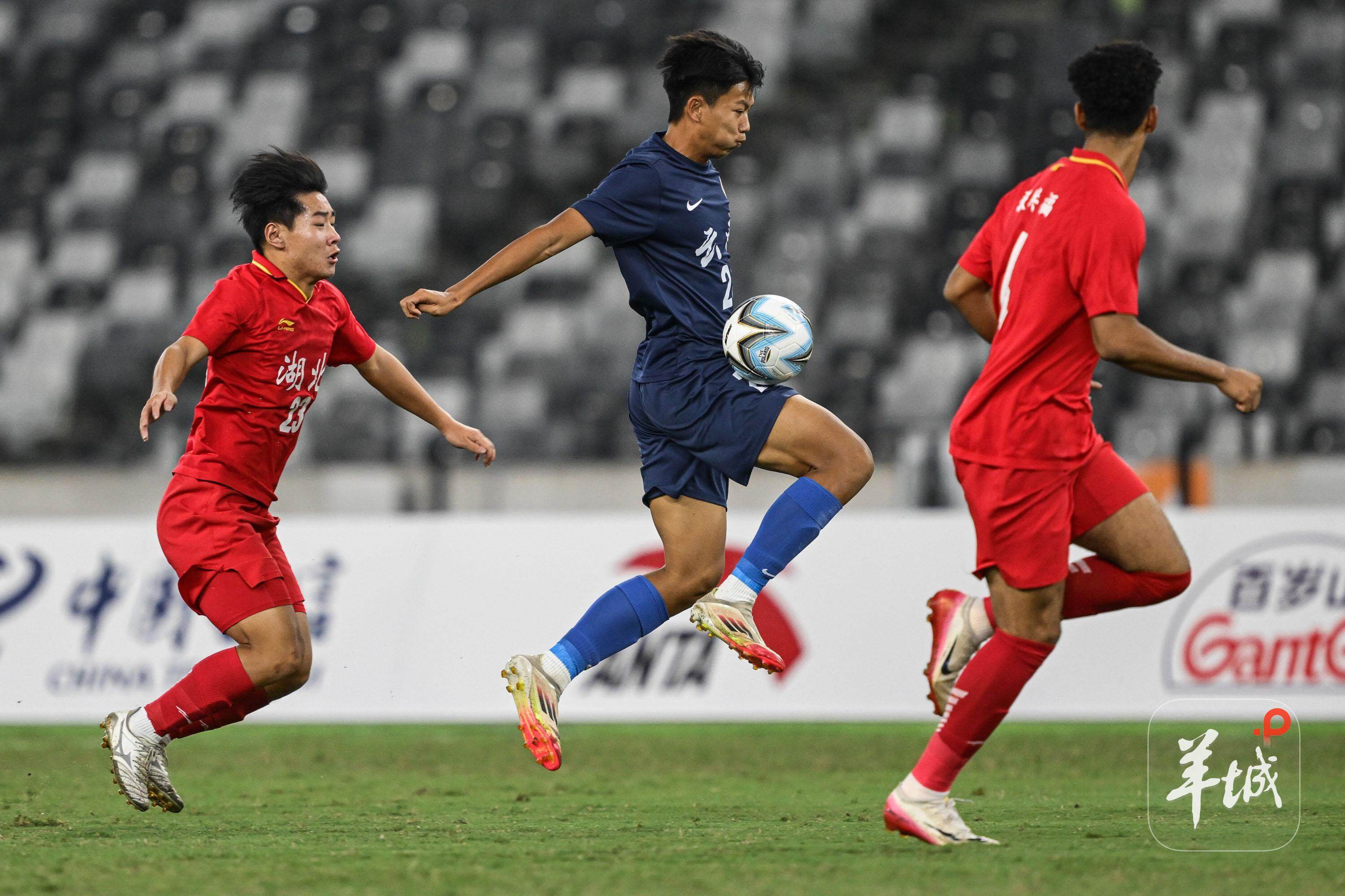 战胜云南队, 十五运会U